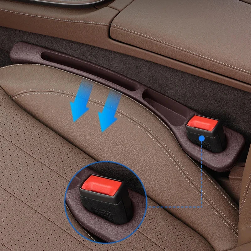 universal pu car seat gap filler leakproof storage organizer 3 day shipping 2025