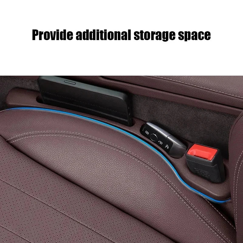 universal pu car seat gap filler leakproof storage organizer 3 day shipping 2025