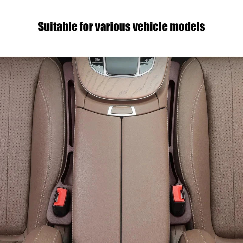 universal pu car seat gap filler leakproof storage organizer 3 day shipping 2025