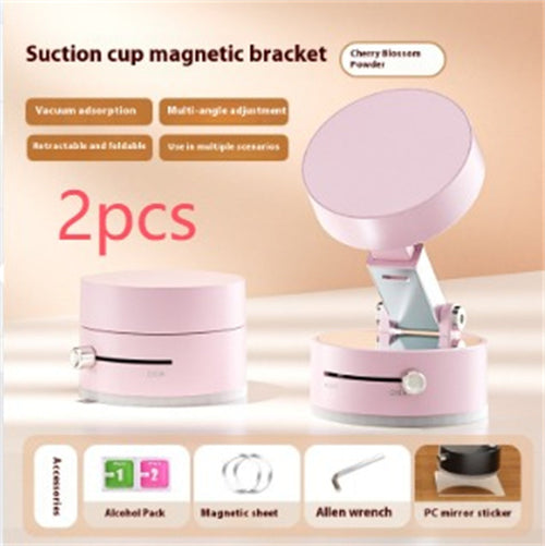 Foldable Magnetic Vacuum Car Phone Holder – Suction Cup – 3 Day Shipping