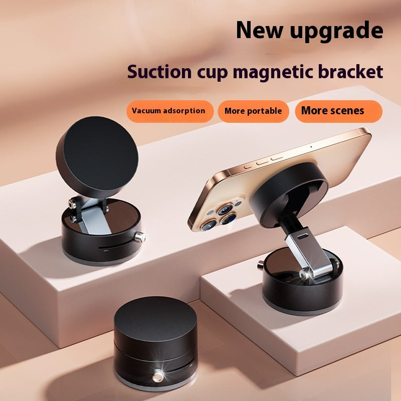 Foldable Magnetic Vacuum Car Phone Holder – Suction Cup – 3 Day Shipping
