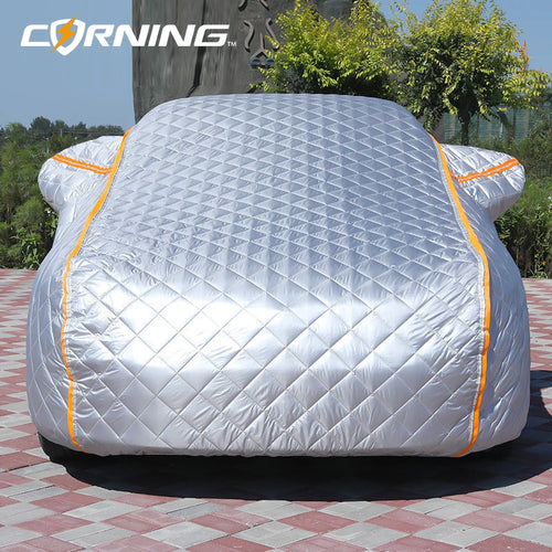 Car Snow Cover Portable Garage Tent Universal in Snow