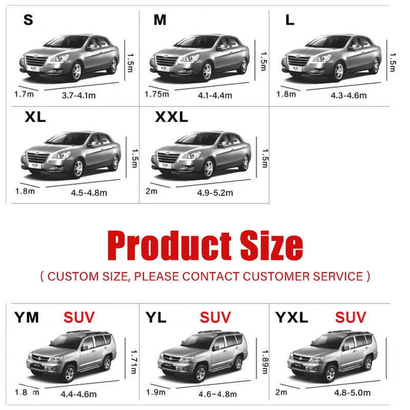 Car Snow Cover Portable Garage Tent Universal in Snow