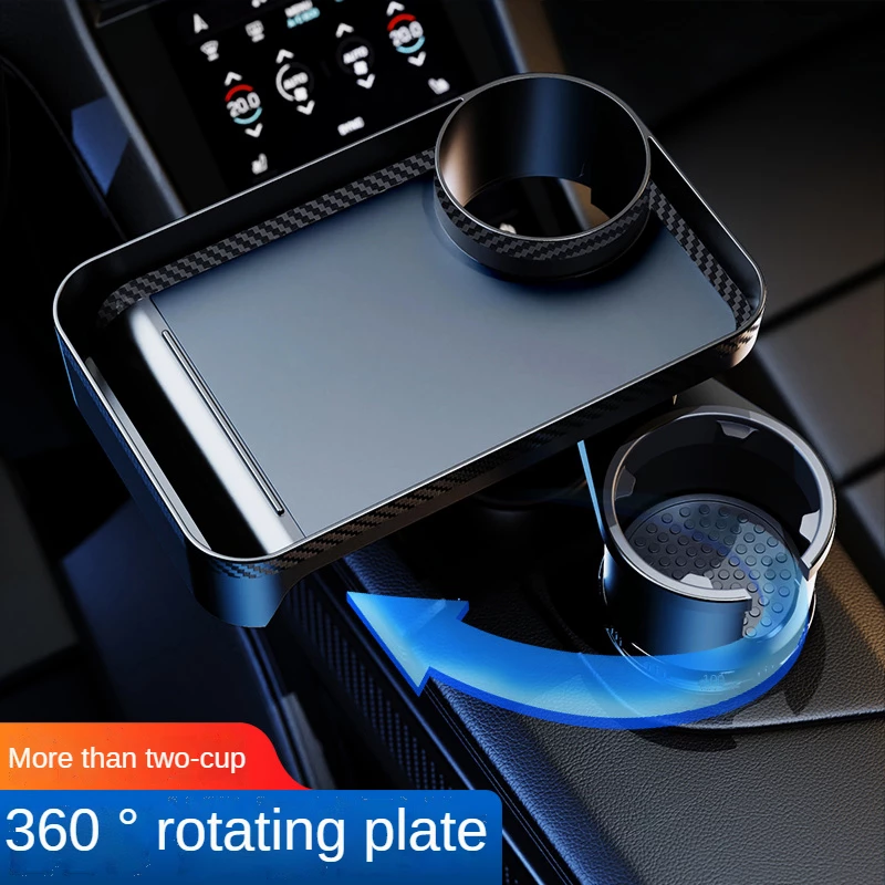 AutoMoto Vault multifunctional car cup holder with tray in car