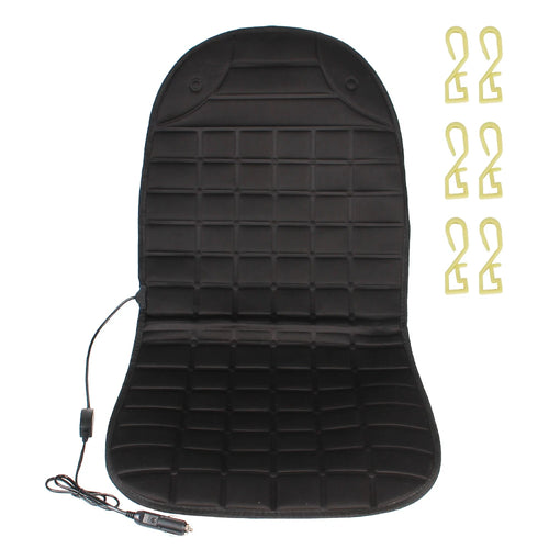 12V Heated Car Seat Cushion Electric Winter Warming Pad on Car Seat
