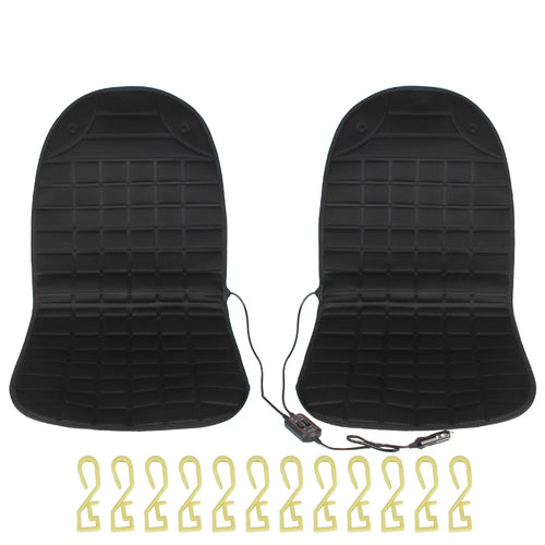 12V Heated Car Seat Cushion Electric Winter Warming Pad on Car Seat