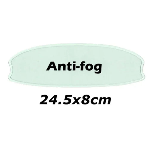 Universal anti-fog rainproof film for motorcycle helmets.