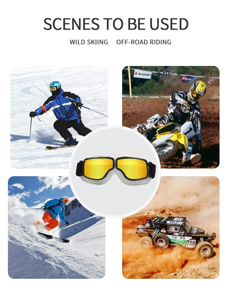 Windproof Motorcycle Glasses for Riders 