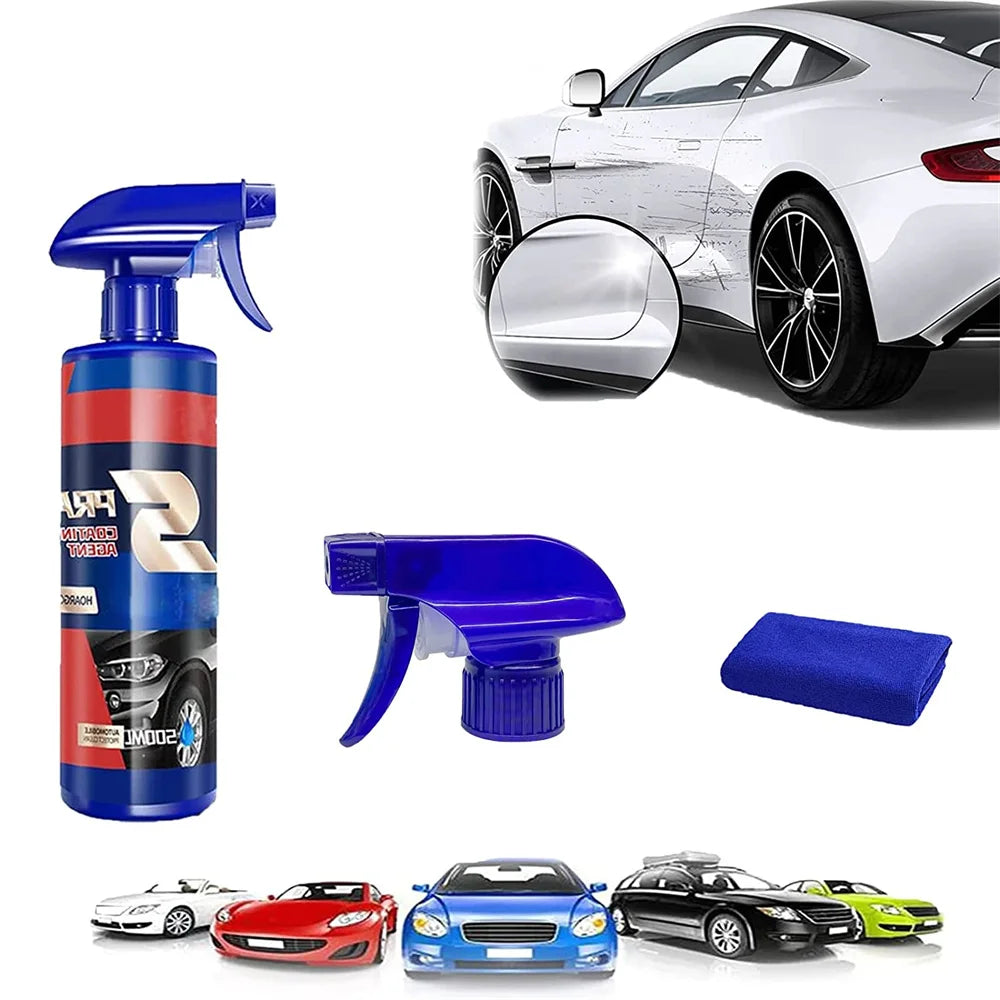 500ml 120ml 3-in-1 high protection car coating spray quick shine 3 day shipping 2025