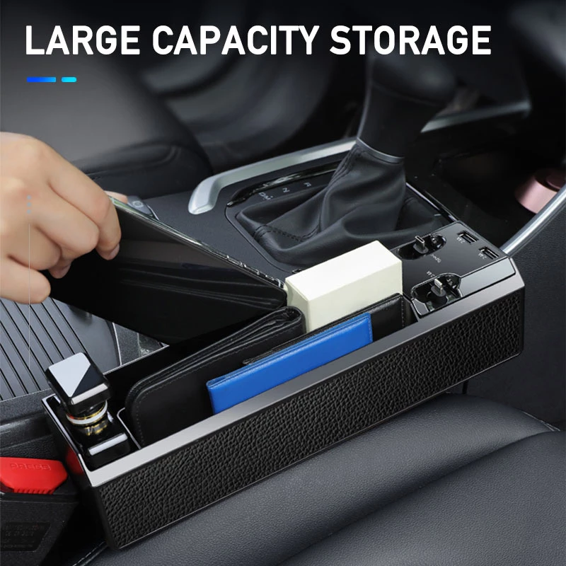 car seat side organizer charger cable seat gap storage box 3 day shipping 2025
