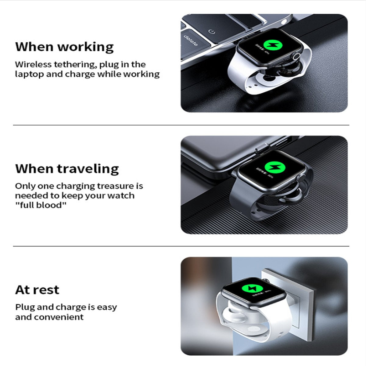 AutoMoto Vault road-ready Apple Watch USB charger