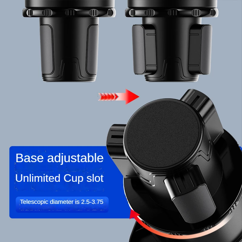 AutoMoto Vault multifunctional car cup holder with tray in car