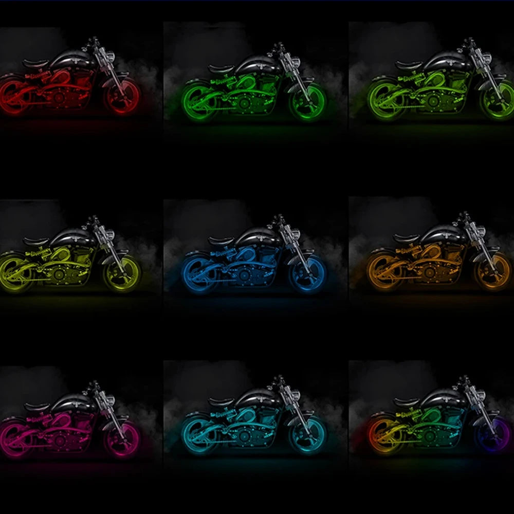 RGB LED car strip lights waterproof app-controlled