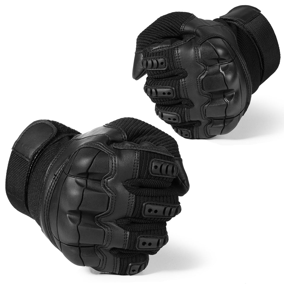 AutoMoto Vault touchscreen hard knuckle tactical gloves
