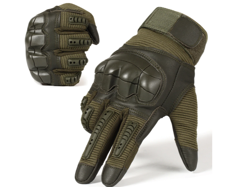AutoMoto Vault touchscreen hard knuckle tactical gloves