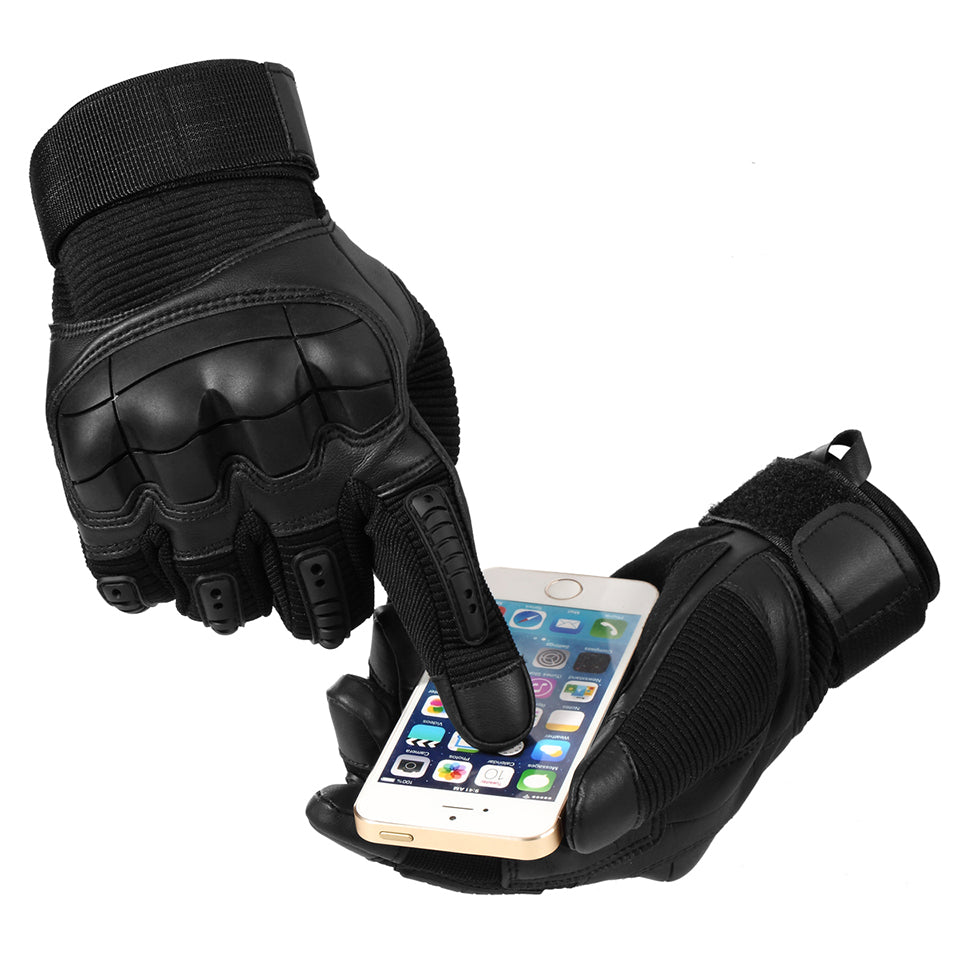 AutoMoto Vault touchscreen hard knuckle tactical gloves