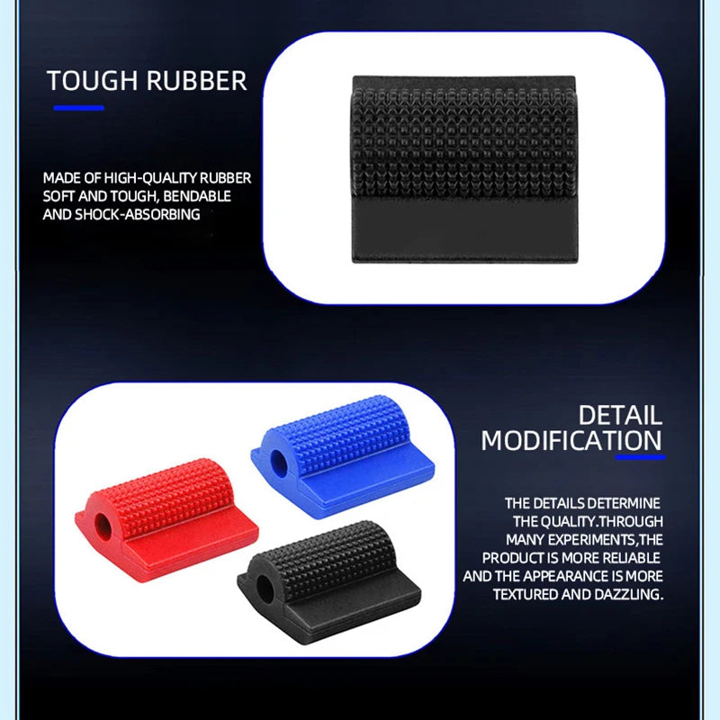 Universal motorcycle gear shift cover non-slip rubber